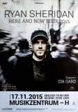 SHERIDAN, RYAN - 2015 - Live In Concert - Here and Now Tour - Poster - Hannover
