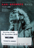 BREMNES, KARI - 2016 - Plakat - Live In Concert Tour - Poster - D�sseldorf