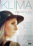 KLIMA - 2017 - Plakat - In Concert - Irgendwann ist Jetzt Tour - Poster
