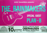 RAINMAKERS, THE - 1989 - Live in Concert Tour - Plan B - Poster - Oberhausen