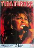 TURNER, TINA - 1990 - Plakat - Live In Concert Tour - Poster - Essen
