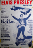 PRESLEY, ELVIS - 1984 - Plakat - Ausstellung - Rock n Roll - Poster