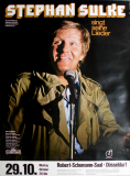 SULKE, STEPHAN - 1980 - Plakat - Singt seine Lieder - Tourposter - Dsseldorf