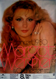 WERNER, MARGOT - 1980 - Konzertplakat - Concert - Tourposter - Dsseldorf