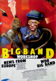 BIG BAND WORKSHOP 2. - 1980 - Plakat - Jazz - Concert - Poster - Dsseldorf