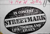 STREETMARK - 1978 - Konzerplakat - Nordland / Eileen - Tourposter