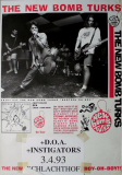 NEW BOMB TURKS - 1993 - D.O.A. - In Concert Tour - Poster - Bremen