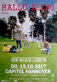 VON WEGEN LISBETH - 2017 - In Concert - Hallo Dispo Tour - Poster - Hannover