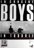 BOYS IN TROUBLE - 1988 - Plakat - In Concert Tour - Poster