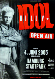 IDOL, BILLY - 2005 - In Concert - Devil's Playground Tour - Poster - Hamburg