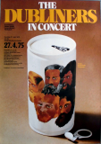 DUBLINERS, THE - 1975 - Plakat - Live In Concert Tour - Poster - Heidelberg
