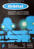 ORBITAL - 2003 - Plakat - Live In Concert - Blue Album Tour - Poster - Berlin