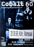 COBALT 60 - 1996 - Konzertplakat - Concert - Front 242 - Tourposter - Kln