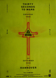 THIRTY SECONDS TO MARS - 2018 - Konzertplakat - Tourposter - Hannover