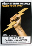 FNF STERNE DELUXE - 2017 - In Concert - Flash Tour - Poster - Hannover