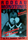 RODGAU MONOTONES - 1987 - In Concert - Sportsmnner Tour - Poster - Osnabrck