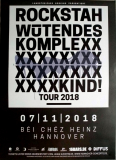ROCKSTAH - 2018 - Live In Concert - Wtendes Komplex Tour - Poster - Hannover