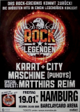 ROCK LEGENDEN - 2018 - Concert - Karat - City - Matthias Reim - Poster - Hamburg