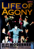 LIFE OF AGONY - 1996-03 - Live In Concert - Ugly Tour - Poster - Bremen
