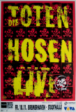 TOTEN HOSEN - 1994 - In Concert - Reich & Sey Tour - Poster - Bremerhaven