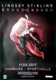 STIRLING, LINDSEY - 2017 - Plakat - Brave Enough - Tourposter - Hamburg