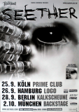 SEETHER - 2005 - Tourplakat - In Concert - Karma and Effect - Tourposter