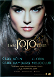 JOJO - 2016 - Plakat - In Concert - Mad Love Tour - Poster