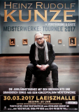 KUNZE, HEINZ RUDOLF - 2017 - In Concert - Meisterwerke Tour - Poster - Hamburg