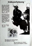 VOLKSVERHETZUNG - 198X - Plakat - Politik - Gorleben - Kiel - Poster