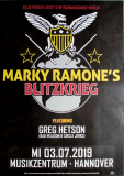BLITZKRIEG - RAMONES - 2019 - Concert - Marky Ramones - Poster - Hannover