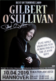 O'SULLIVAN, GILBERT - 2019 - Live In Concert - Best of Tour - Poster - Hannover
