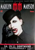 MARILYN MANSON - 2003 - In Concert - Grotesk Burlesk Tour - Poster - Dortmund