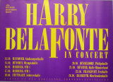 BELAFONTE, HARRY - 1995 - Plakat - Live In Concert Tour - Poster