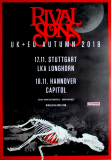 RIVAL SONS - 2019 - Live In Concert - Autumn Tour - Poster