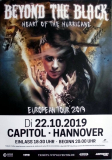 BEYOND THE BLACK - 2019 - Plakat - Concert - Heart of... - Poster - Hannover