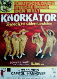 KNORKATOR - 2019 - Plakat - In Concert - Deuschlands... - Poster - Hannover