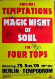TEMPTATIONS - 2005 - Poster - In Concert - Berlin - Signed / Autogramm