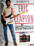 CLAPTON, ERIC - 1987 - Live In Concert - August Tour - Poster - Dortmund