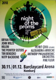NIGHT OF THE PROMS - 2018 - Bryan Ferry - John Miles - Poster - Hamburg