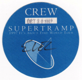 SUPERTRAMP - 1997 - Crew Pass - It's About Time Tour - Stuttgart