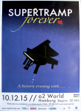 SUPERTRAMP - 2015 - Live In Concert - Forever Tour - Poster - Hamburg