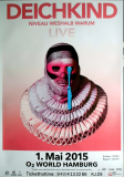 DEICHKIND - 2015 - Plakat - Niveau Weshalb Warum Tour - Poster - Hamburg
