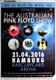 AUSTRALIEN PINK FLOYD - 2016 - In Concert - Das Beste - Poster - Hamburg