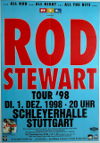 STEWART, ROD - 1998 - In Concert - All Night... Tour - Poster - Stuttgart