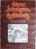 B�NTGEN, FRANZ - 1973 - Plakat - Jazz - In Concert - Poster - Kleve