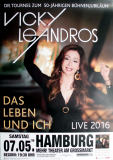 LEANDROS, VICKY - 2016 - Concert - Das Leben... Tour - Poster - Hamburg