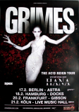 GRIMES - 2016 - Plakat - In Concert - Hana - The Acid Reign Tour - Poster