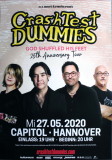 CRASH TEST DUMMIES - 2020 - Plakat - In Concert Tour - Poster - Hannover
