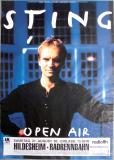 STING - THE POLICE - 1993 - Live In Concert Tour - Poster - Hildesheim