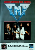 TNT - T.N.T - 1987 - Plakat - Heavy Metal - Tell no Tales Tour - Poster - Bochum